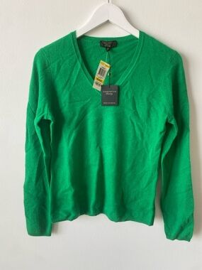 NWT Charter Club 100% Cashmere Sweater - Green